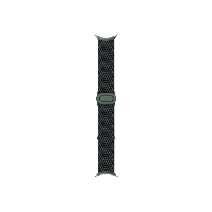 840244600594-Google - Bracelet tissé pour montre connectée Google Pixel Watch - vert-Avant-0