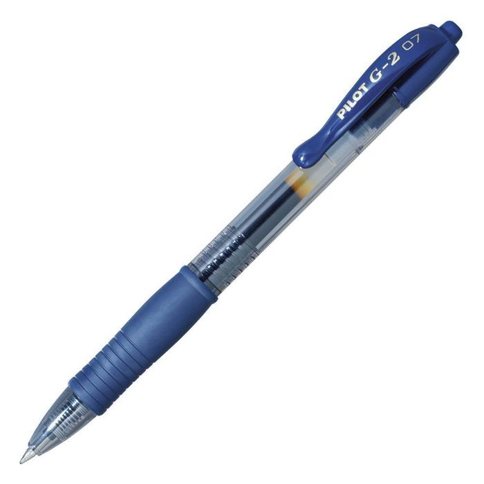 4902505163180-Pilot G-2 - Roller encre gel rétractable - 0,7 mm - bleu--0