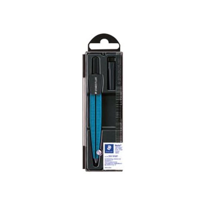 4007817046708-STAEDTLER Noris 550 - Coffret compas à mine - bleu-Avant-2