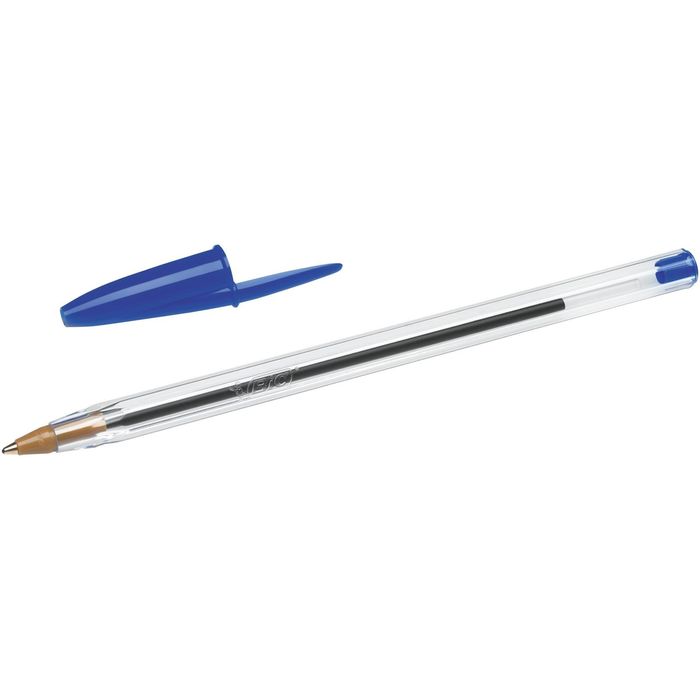 0400000025025-BIC Cristal - Stylo à bille - bleu - 1 mm - pointe moyenne--1