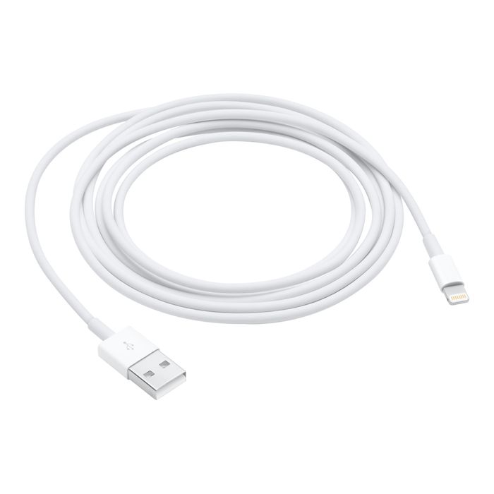 0885909627424-Apple câble Lightning - Lightning / USB - 1 m-Angle gauche-1