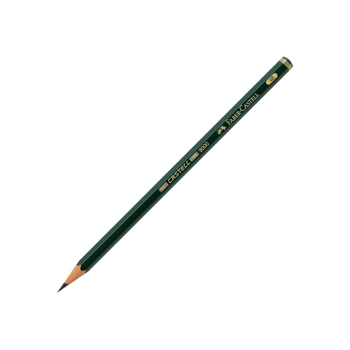 4005401190042-Faber-Castell 9000 - Crayon à papier - 4B-Angle gauche-1