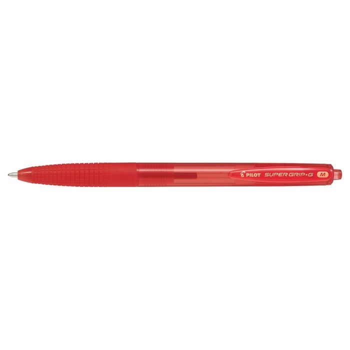 4902505524417-Pilot Super Grip-G - Stylo à bille - rouge - encre à huile - 1 mm - rétractable--0