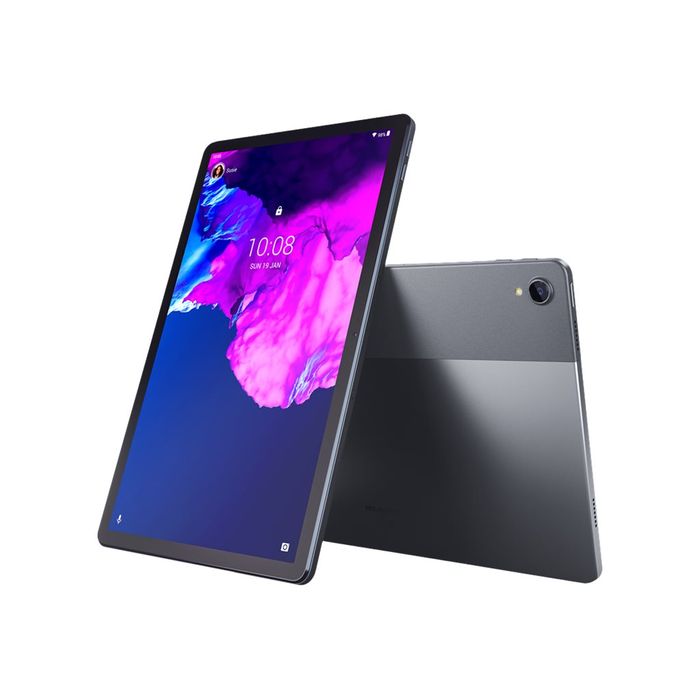 0195235851043-Lenovo Tab P11 ZA7R - tablette 11" - Android 10 - 128 Go - gris ardoise-Multi-angle-2