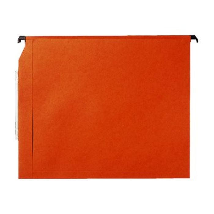 3249440216276-Esselte Dual - 25 Dossiers suspendus pour armoires - fond V - orange-Avant-1