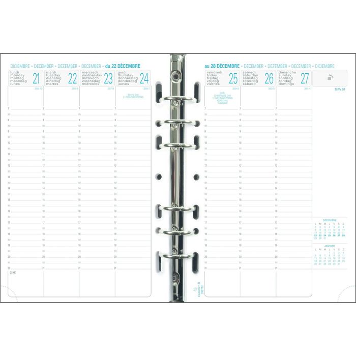 3660942001342-Exacompta Exatime 21 - Recharge pour organiseur - 1 semaine sur 2 pages - 16 mois - 14,2 x 21 cm--1