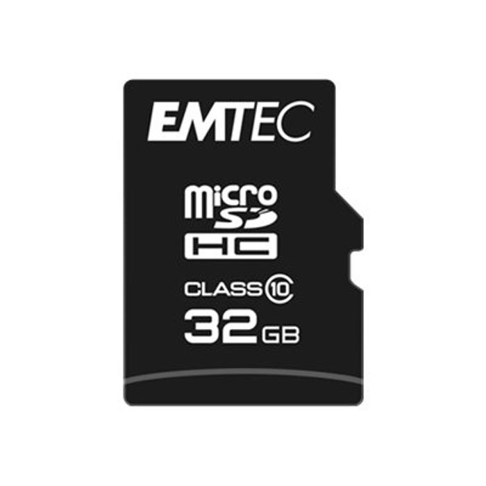 3126170158505-Emtec - carte mémoire 32 Go - Class 10 - micro SDHC-Avant-0