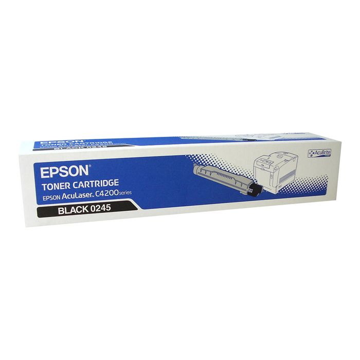 0400791484742-Epson S050245 - noir - cartouche laser d'origine-Angle gauche-1