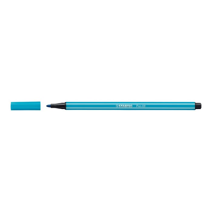 4006381483872-STABILO Pen 68 - 24 Feutres pointe moyenne - couleurs assorties-Avant-4