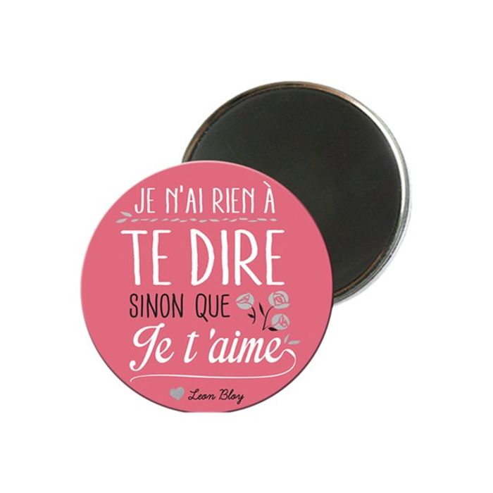 3700572716824-Kiub Typography - Magnet rond en verre - Aime-Avant-0