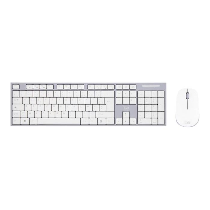 3303170081303-T'nB CLASSY - ensemble clavier sans fil et souris sans fil - gris-Haut-2