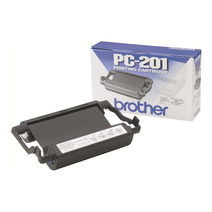 4977660540589-Brother PC201 - noir - ruban d'impression original-Avant-0