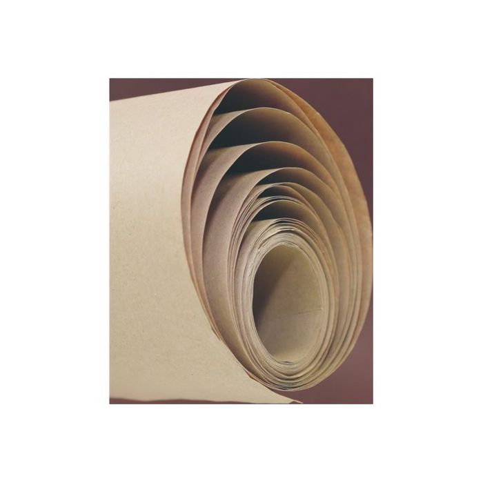 3329683950714-Clairefontaine - Papier cadeau Kraft- 70 cm x 10 m - 70g/m² - brun-Angle droit-0