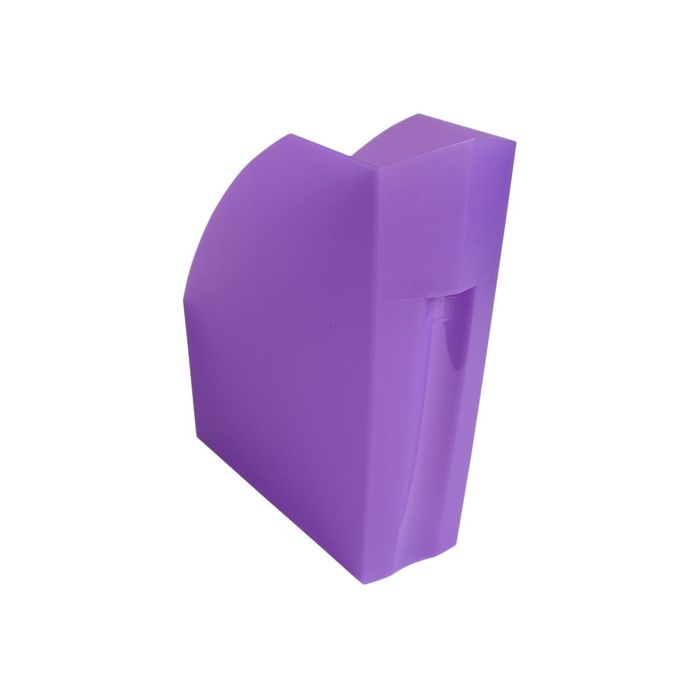 9002493014305-Exacompta The Magazine - 3 Porte-revues violet-Angle gauche-1