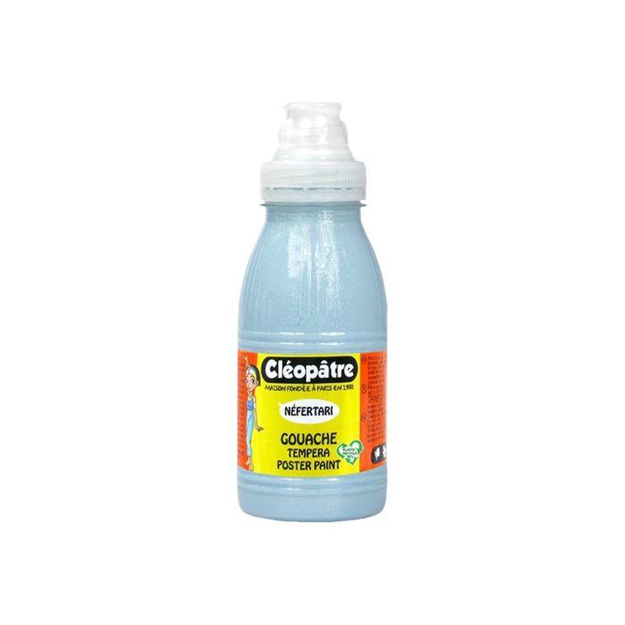 3134725015357-Cléopâtre NÉFERTARI - Peinture - bleu azur paillette - 250 ml-Avant-0