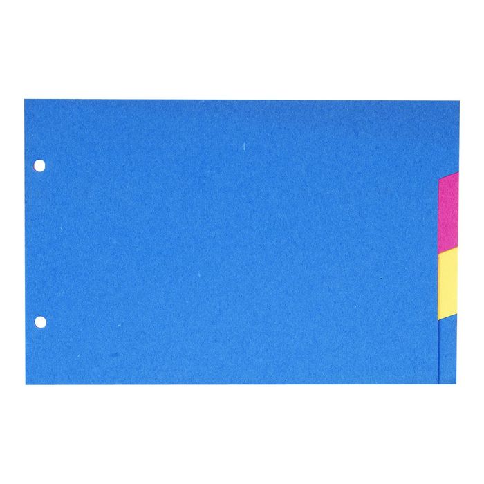 3130631008049-Exacompta Forever - Intercalaire 4 positions - pour fiches Bristol 14,8 x 21 cm - carte recyclée-Avant-0