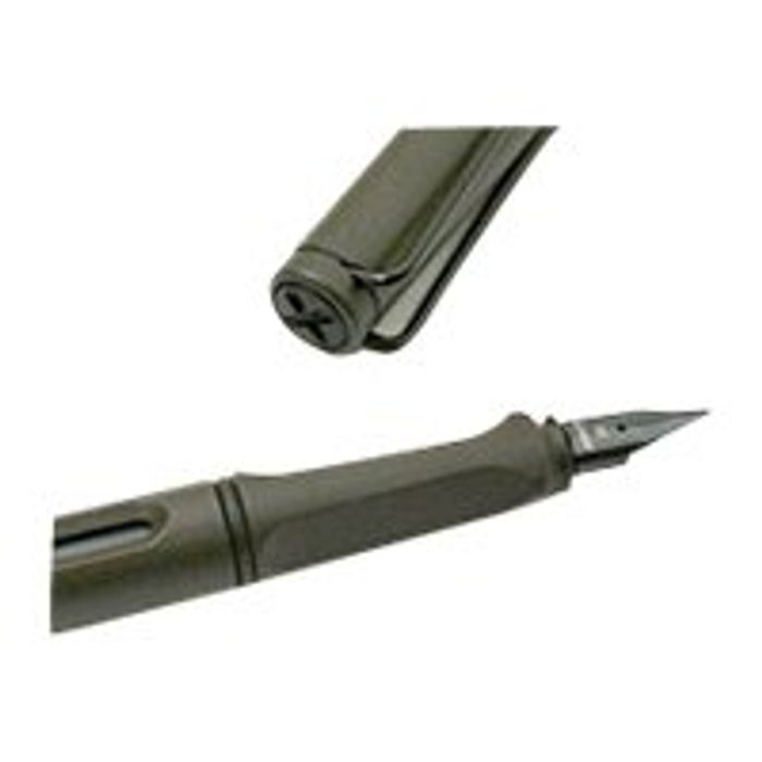 4014519030652-LAMY safari - Stylo plume plastique - brun mat-Gros plan-3