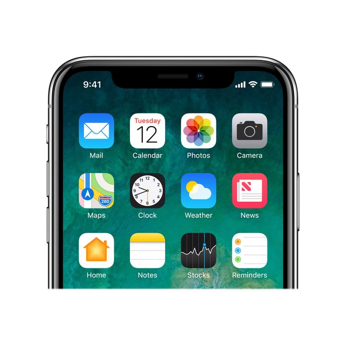 3701083038054-Apple iPhone X - Smartphone reconditionné grade C (Etat correct) - 4G - 256 Go - gris sidéra-Gros plan-8