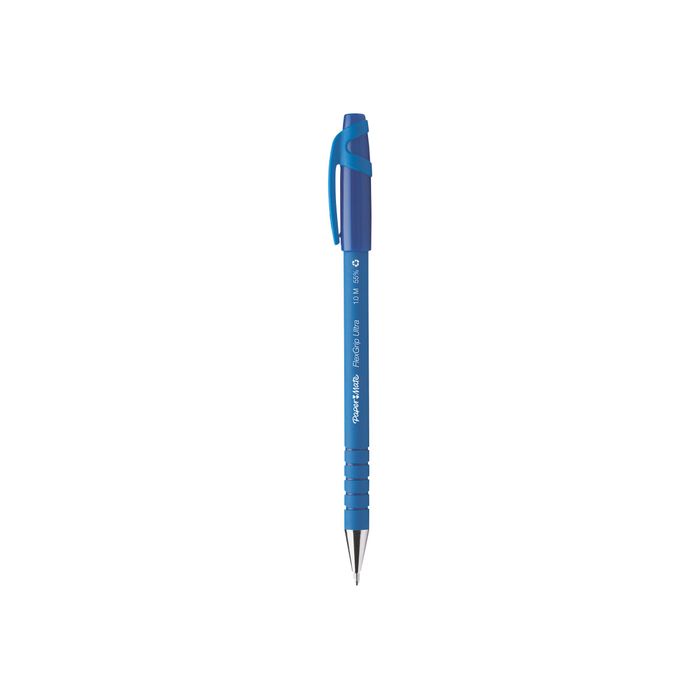 8008285096116-Paper Mate FlexGrip ultra - Stylo à bille - bleu - 1 mm - rétractable-Avant-0