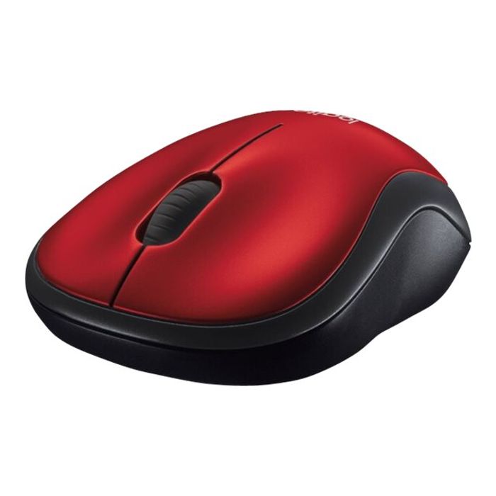 5099206028845-Logitech M185 - souris sans fil - rouge-Arrière-2