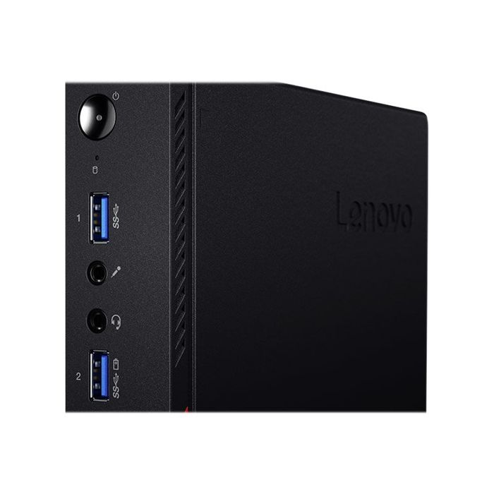 0192563939498-Lenovo ThinkCentre M715Q Tiny - AMD A6 PRO 9500E - 4 Go - 1 To - Win 10 Pro-Gros plan-12