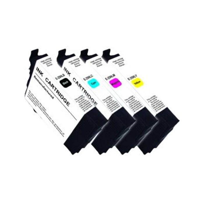 3584770723675-Cartouche compatible Epson 29XL Fraise - Pack de 4 - noir, cyan, magenta, jaune - Uprint-Angle gauche-1