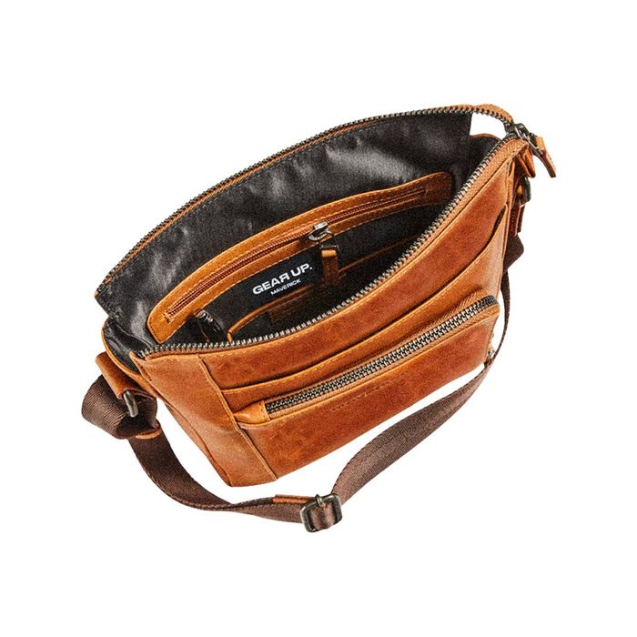 5413082194980-Maverick New Men - Sac bandoulière en cuir-Angle gauche-1