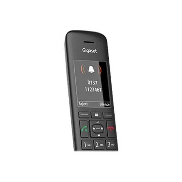 4250366851204-Gigaset C570A - téléphone sans fil - avec répondeur - noir-Gros plan-3