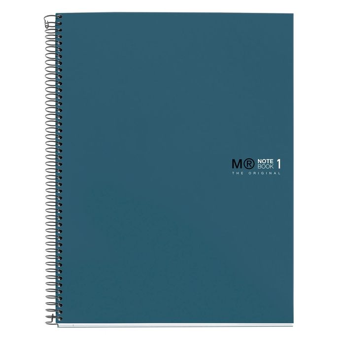 8422593499757-THE ORIGINAL NOTEBOOK, couverture rigide, A4, lignes horizontales, 80 feuilles de 1 couleur, Miquelrius--0