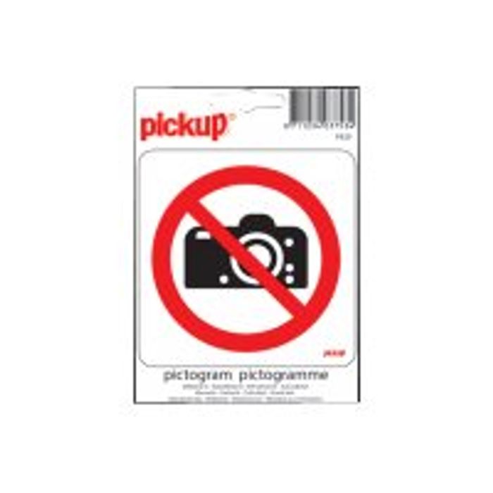 8711234037534-Pickup - Pictogramme - Pas de photographie - 100 x 100 mm-Avant-0