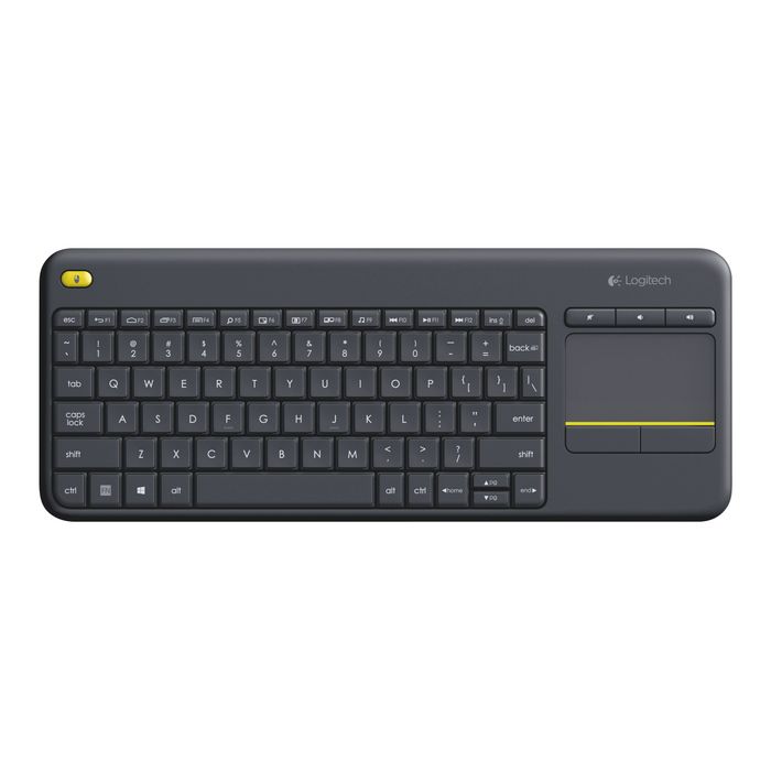 5099206059276-Logitech K400 Plus - clavier sans fil Azerty - avec pavé tactile intégré-Avant-0