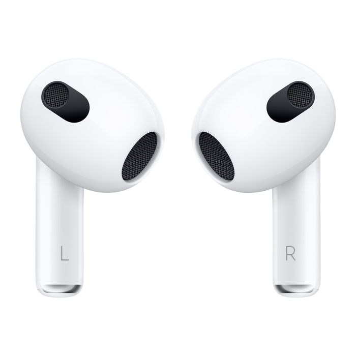 194253324171-Apple AirPods 3eme génn - Kit main libre - écouteurs sans fil bluetooth - intra-auriculaire - bla-Avant-3