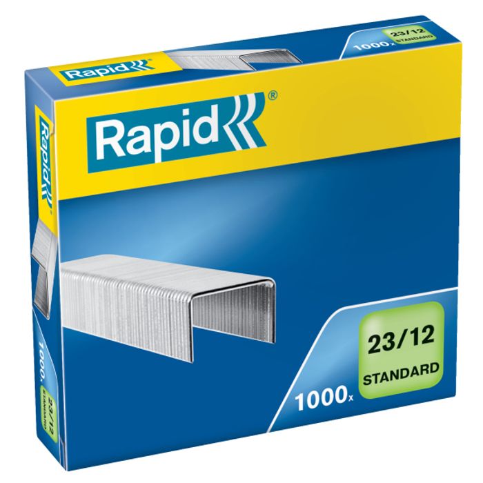 3067335323126-Rapid - Boîte de 1000 Agrafes 23/12 - jusqu'à 90 feuilles - acier galvanisé--0