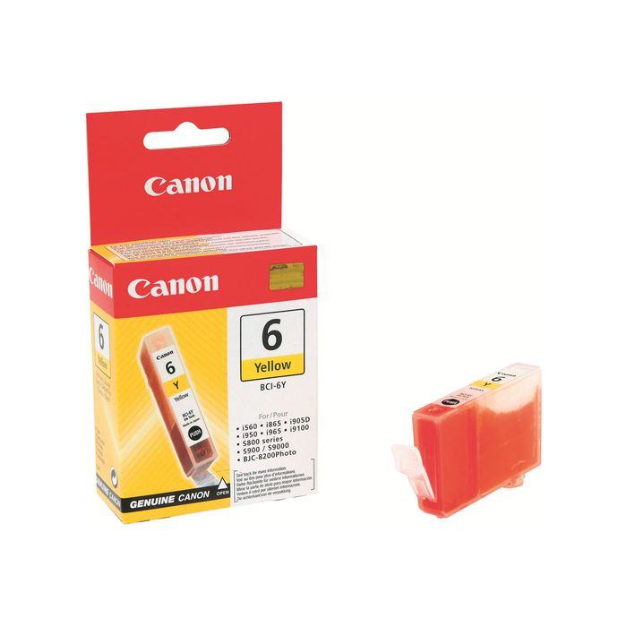 4960999864761-Canon BCI-6 - jaune - cartouche d'encre originale-Angle droit-1