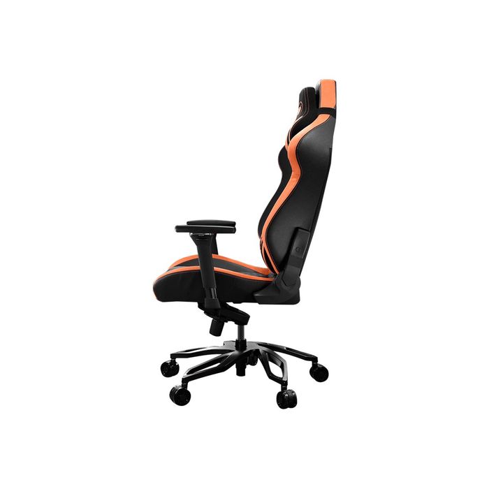 4715302442934-Fauteuil gamer ARMOR Titan Pro - accoudoirs réglables - appui-tête amovible - noir et orange-Droite-7