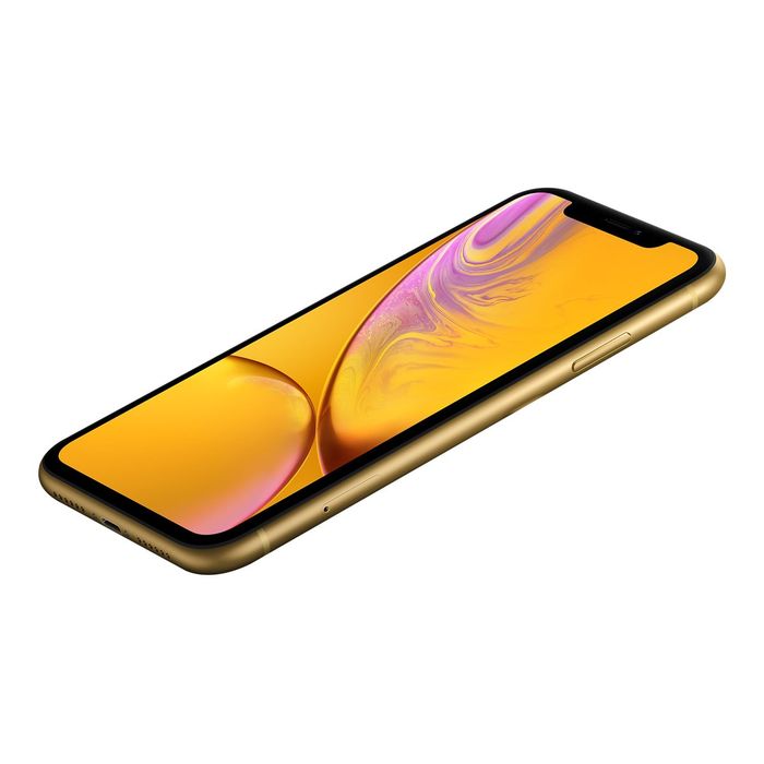 3701083037118-Apple iPhone XR - Smartphone reconditionné grade B (Bon état) - 4G - 3/128 Go - jaune-Angle droit-0