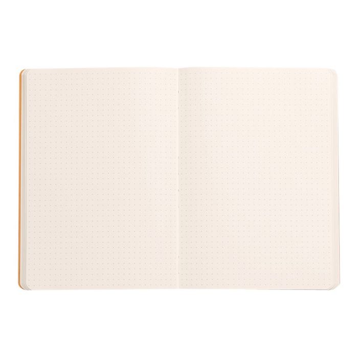 3037921174388-RHODIA Rhodiarama - Carnet souple A5 - 160 pages - pointillés - bois de rose-Avant-1