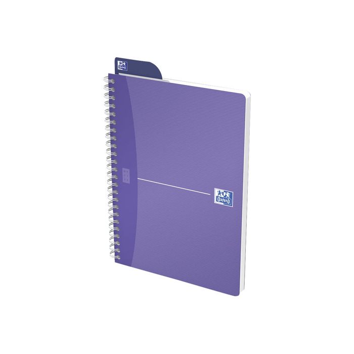 3020120029337-Oxford Office MyColours - Cahier polypro à spirale - A5 - 180 pages - petits carreaux (5x5 mm) - disponibl-Angle droit-6