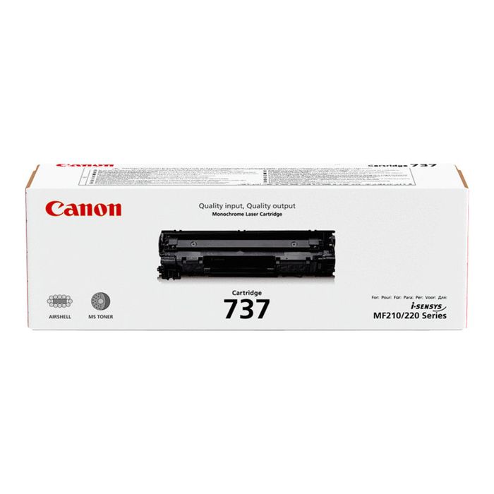 4549292014501-Canon 737 - noir - cartouche laser d'origine-Avant-2