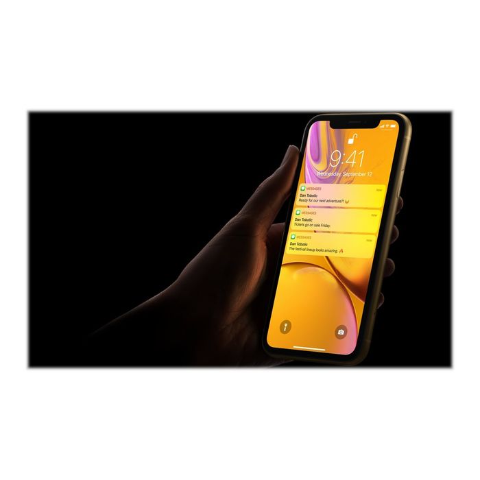 3701083037958-Apple iPhone XR - Smartphone reconditionné grade C (Etat correct) - 4G - 3/64 Go - jaune-Angle droit-4