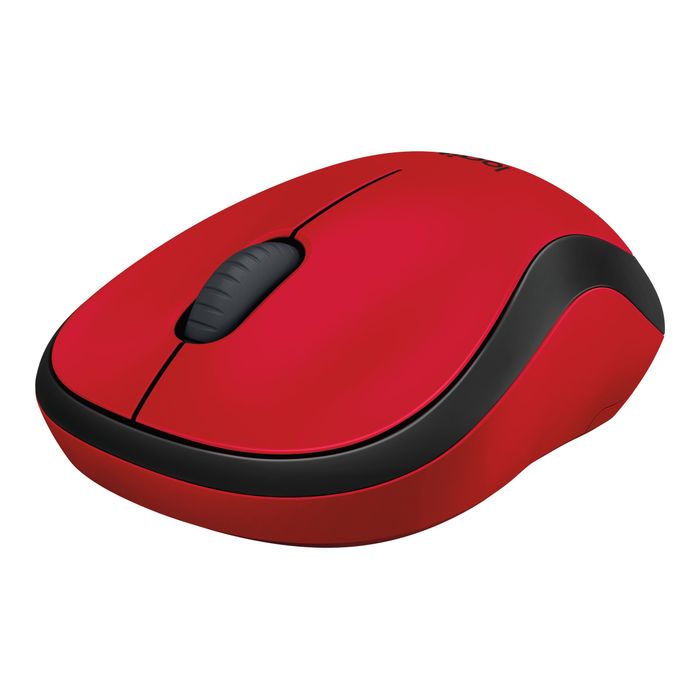 5099206066212-Logitech M220 - souris sans fil silencieuse - rouge-Angle gauche-0