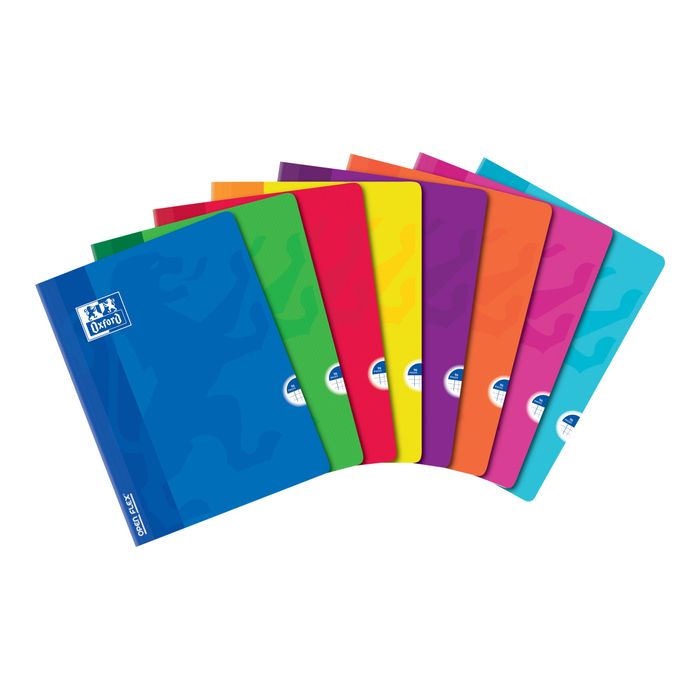 3020120019338-Oxford Openflex - Cahier polypro 24 x 32 cm - 96 pages - petits carreaux (5x5 mm) - disponible dans-Avant-0