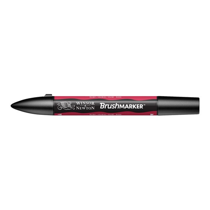 0884955042816-BrushMarker - Stylo pinceau et marqueur - rubis-Angle gauche-1