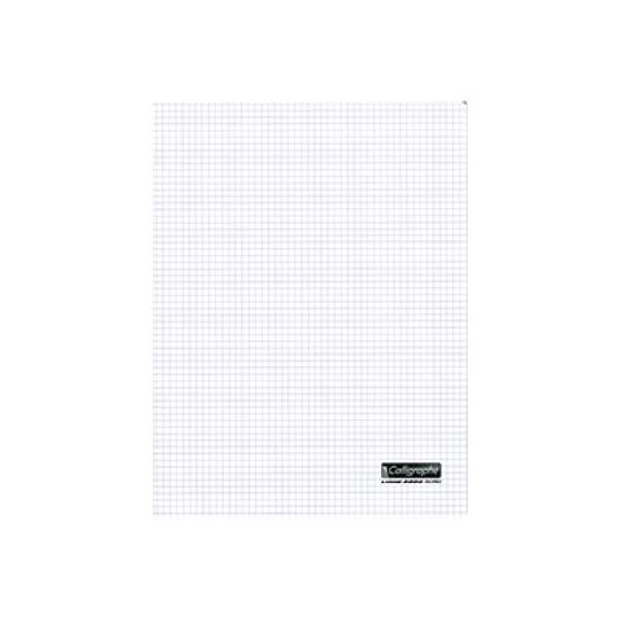 3210330181905-Calligraphe 8000 - Cahier polypro 24 x 32 cm - 96 pages - petits carreaux (5x5 mm) - transparent-Avant-0