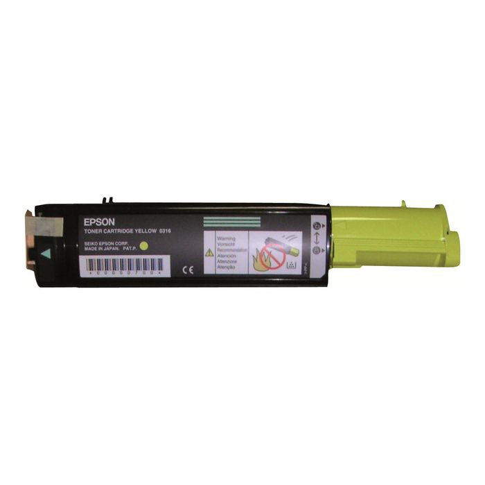 0400010501915-Epson S05191 - jaune - cartouche laser d'origine-Avant-2