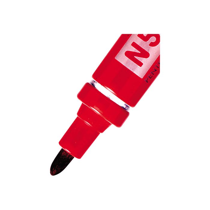 4902506077998-Pentel PEN N50 - Marqueur permanent - pointe ogive - rouge-Gros plan-3