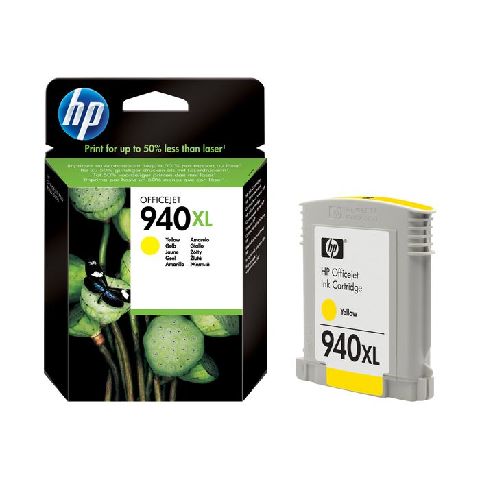 884420689782-HP 940XL - jaune - cartouche d'encre originale (C4909AE)-Avant-0