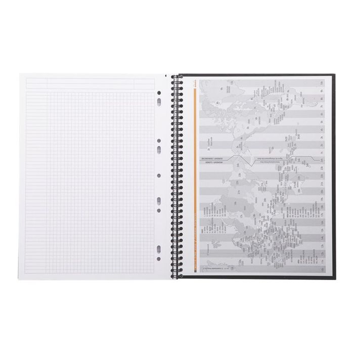 3037921913017-RhodiActive Notebook - Cahier à spirale A4+ (22,5 x 29,7 cm) - 160 pages - petits carreaux (5x5 m-Avant-2