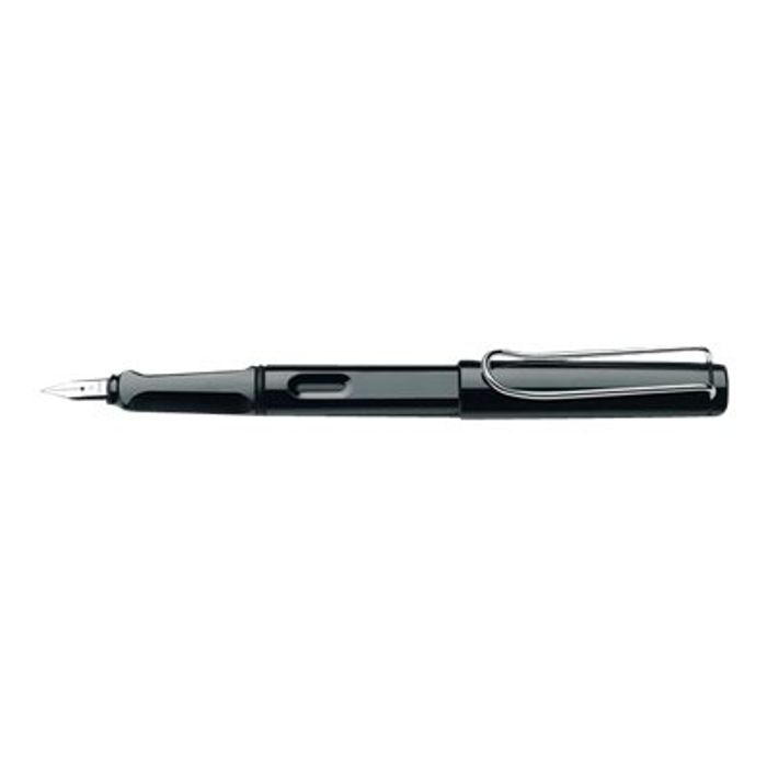 4014519196792-LAMY safari - Stylo plume plastique - noir brillant-Angle gauche-0