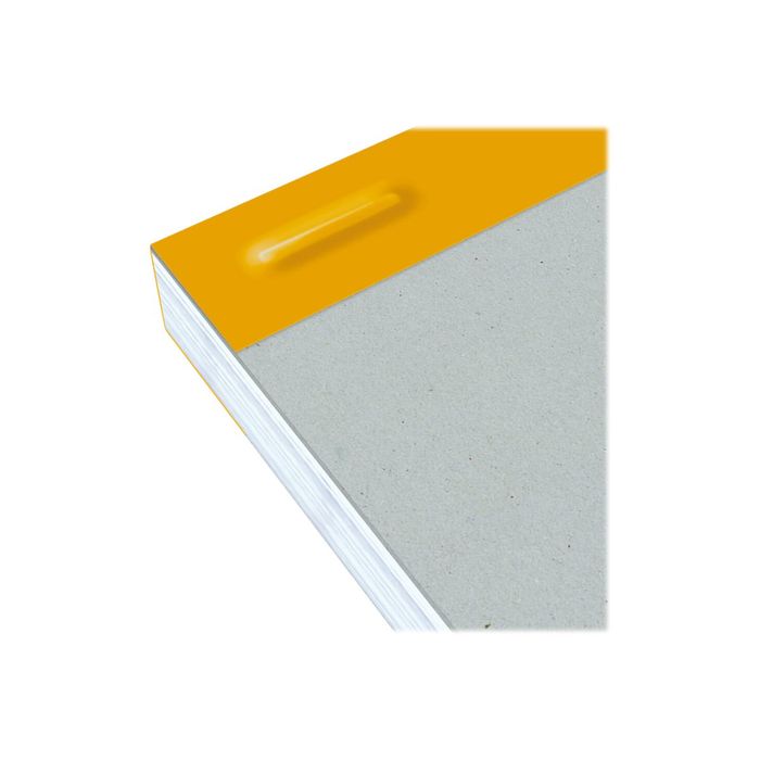 3020121062838-Oxford - Bloc notes - A4 + - 160 pages - petits carreaux - 80G - perforé - orange-Gros plan-2